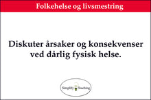 Last inn bildet i Galleri-visningsprogrammet, Spørsmålskort Fagfornyelsen