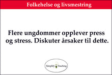 Last inn bildet i Galleri-visningsprogrammet, Spørsmålskort Fagfornyelsen