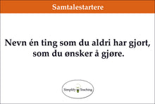 Last inn bildet i Galleri-visningsprogrammet, Engasjerende samtale