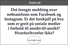 Last inn bildet i Galleri-visningsprogrammet, Spørsmålskort Fagfornyelsen